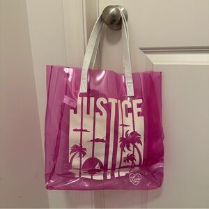 Justice tote bag